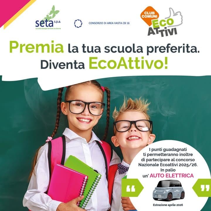 🌱 È tornato EcoAttivi! 🌱 Dal 1° dicembre 2025 al 30 aprile 2026 partecipa al…