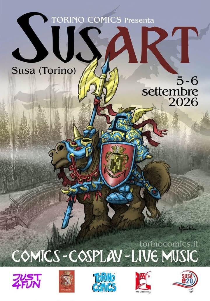🎮 A Susa la cultura pop incontra la storia! Il 5 e 6 settembre arriva SusArt…