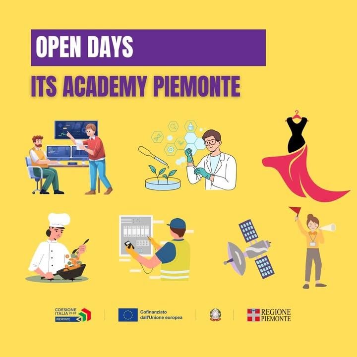 🎓 Scopri il tuo futuro con gli Open Day ITS Academy Piemonte! 🚀 Stai cercando…