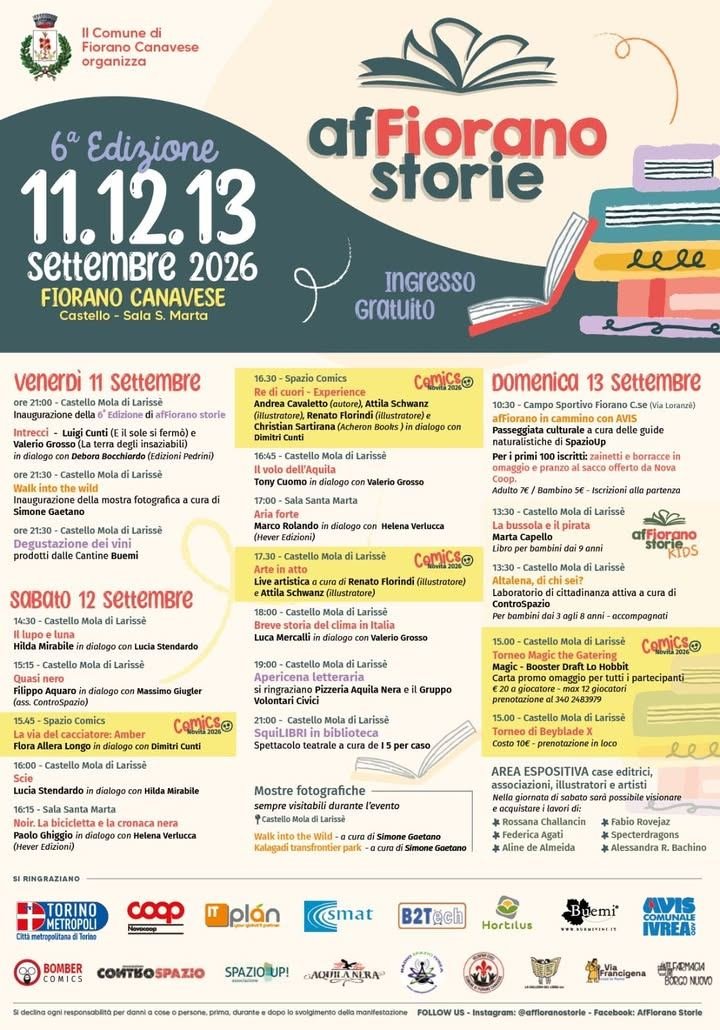 👉Il Comune di Fiorano Canavese si prepara ad accogliere la sesta edizione di…