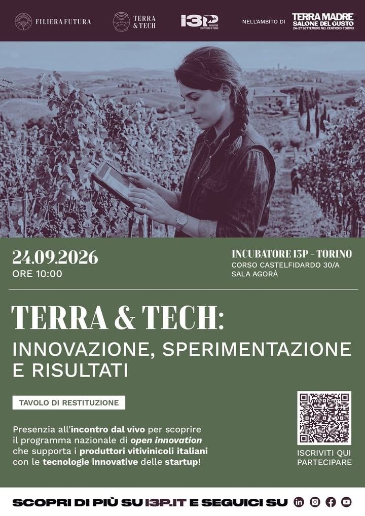 ✅Nella mattinata di giovedì 24 settembre, Filiera Futura e l'incubatore I3P…