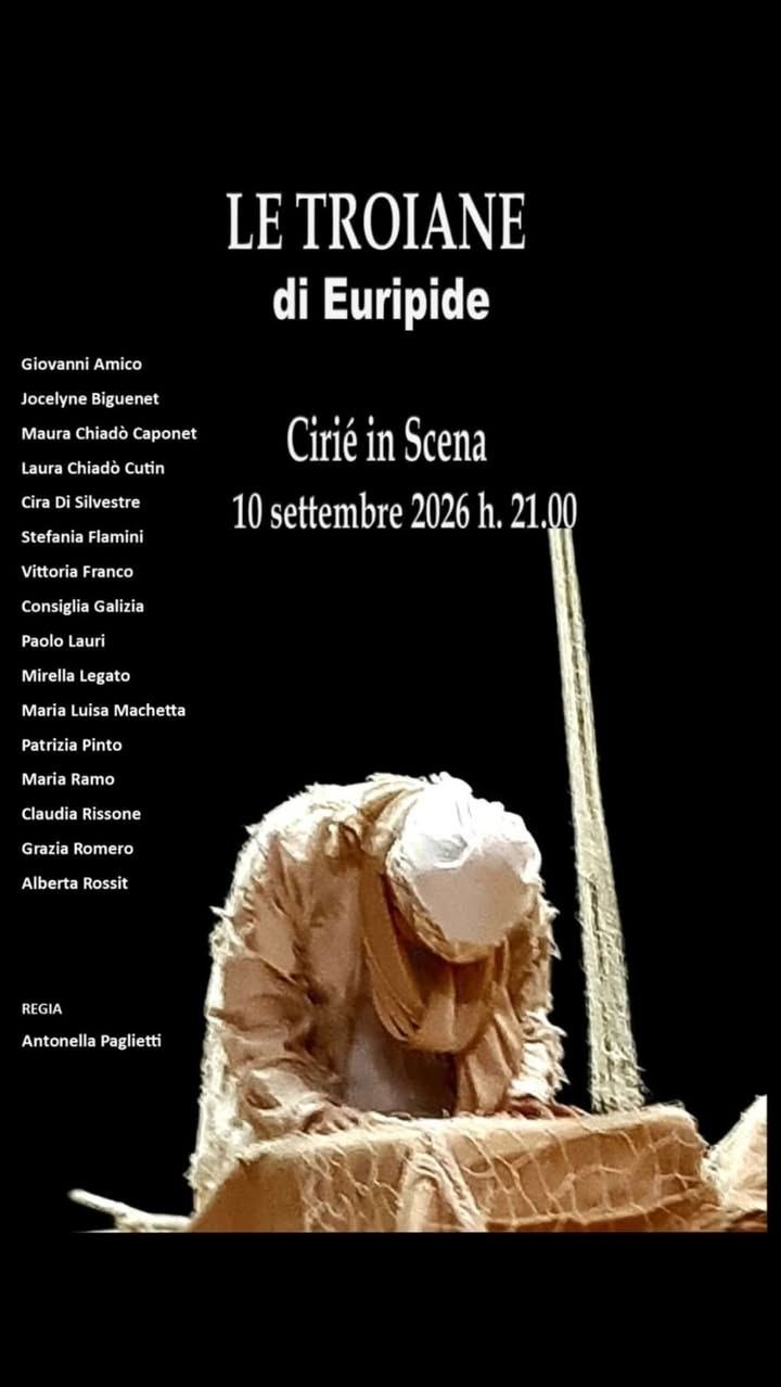📢 📢 📢 Sarà una libera interpretazione della tragedia “𝐋𝐞 𝐭𝐫𝐨𝐢𝐚𝐧𝐞” 𝐝𝐢 𝐄𝐮𝐫𝐢𝐩𝐢𝐝𝐞…