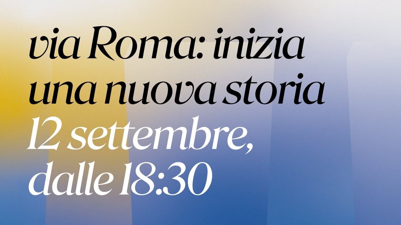 ⏳ Manca ormai pochissimo alla grande festa di inaugurazione di via Roma!