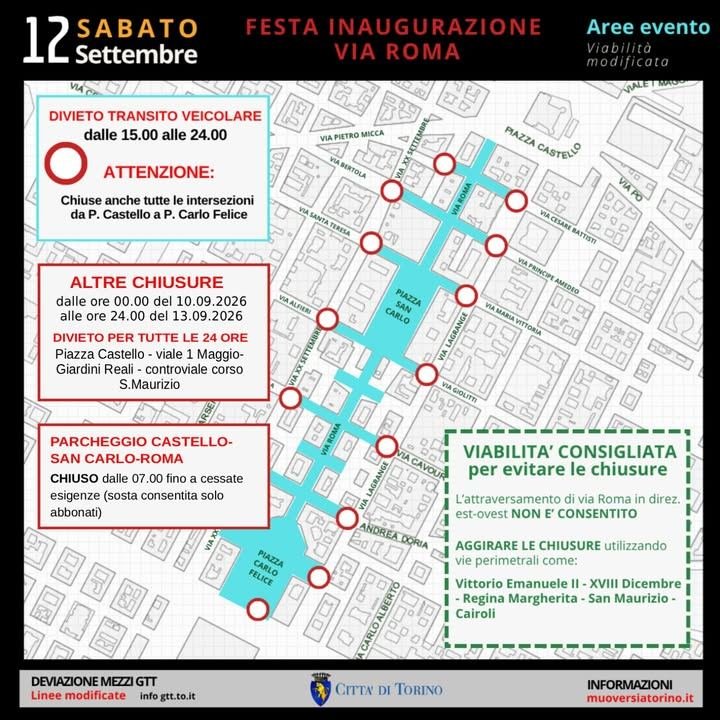 Inaugurazione della nuova via Roma: modifiche alla viabilità 🚧