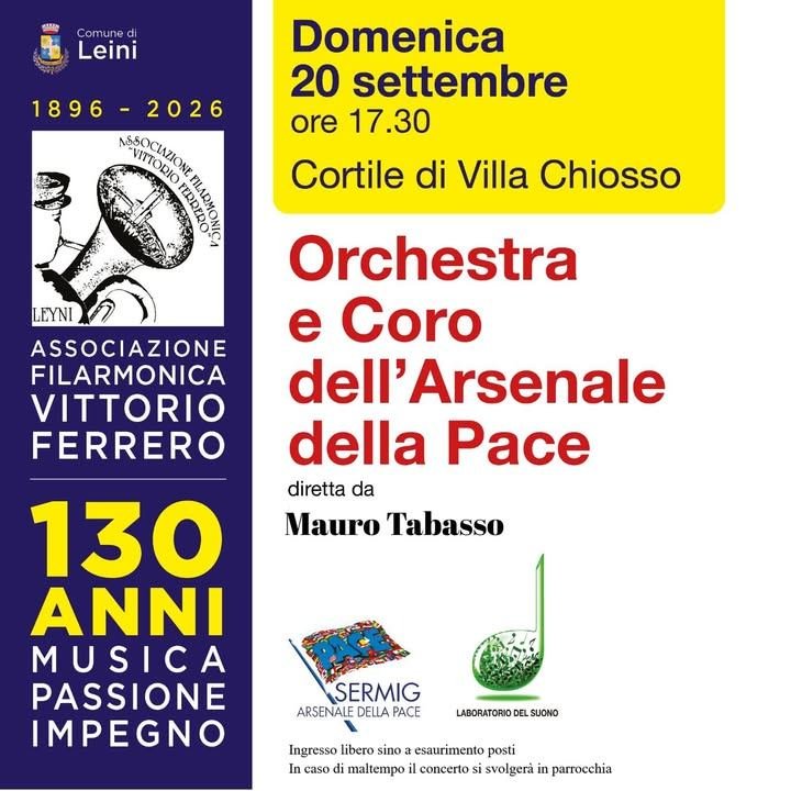 🎶🎶 CONCERTO DELL'ORCHESTRA E DEL CORO SERMIG 🎶🎶 A chiudere le celebrazioni per…