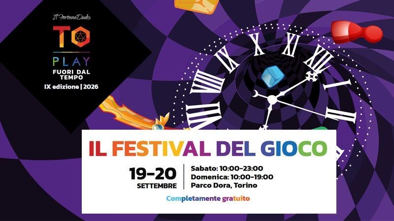 ♟️ Giunto alla sua nona edizione, TO Play è l’evento di riferimento per gli amanti del gioco di ruolo e gioco da tavolo, con olt...