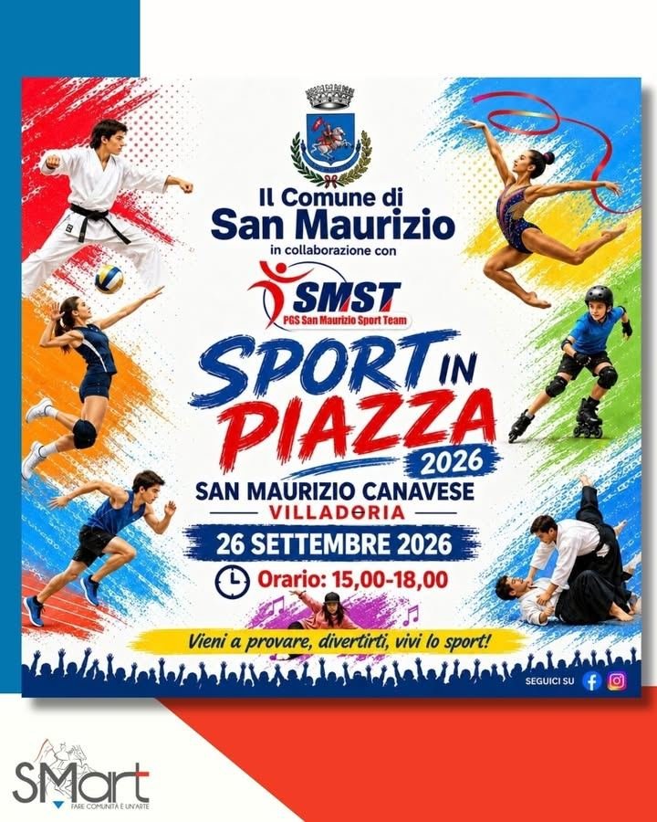 ⚽️Il Comune di San Maurizio Canavese in collaborazione con PGS San Maurizio…