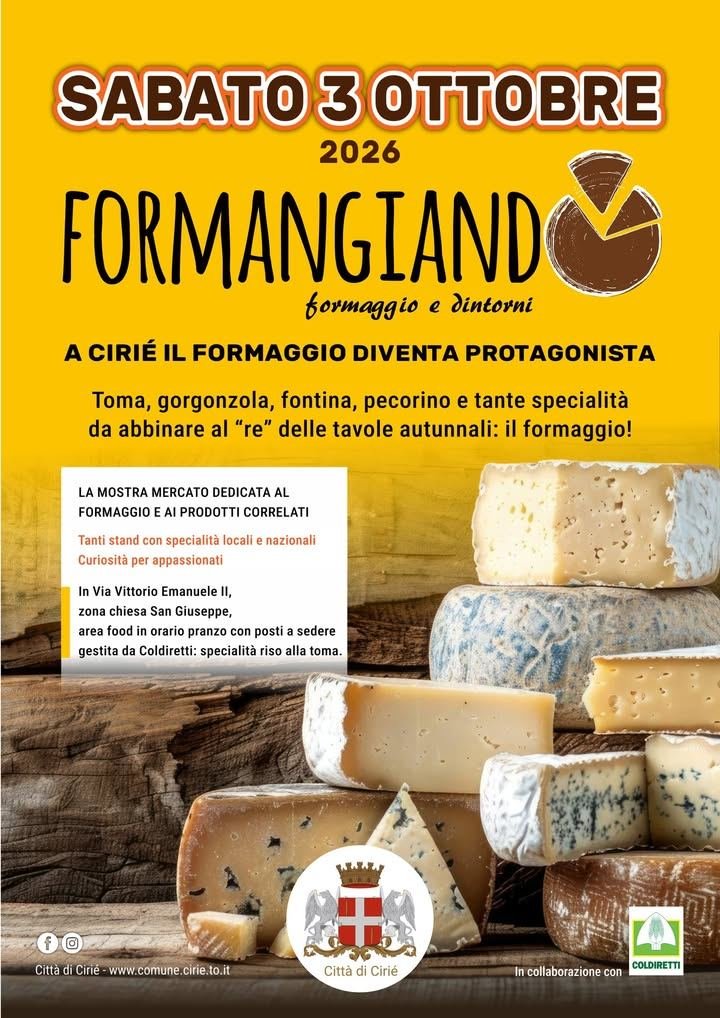 🧀 L’autunno ciriacese si apre all'insegna del gusto! Torna l'attesissimo…