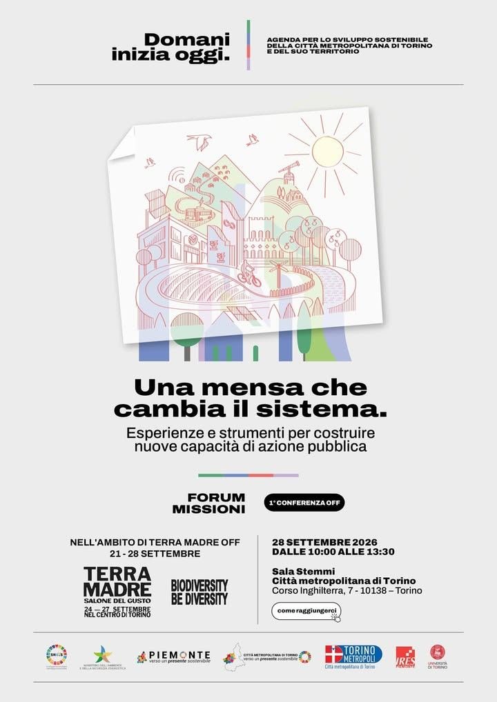 🌱 Il 28 settembre, nell’ambito di Terra Madre OFF, arriva la 1ª Conferenza OFF…