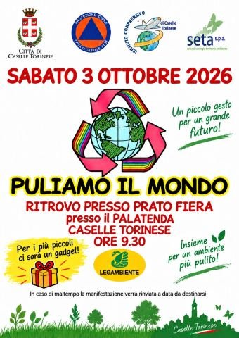 Puliamo il mondo - Sabato 3 ottobre 2026