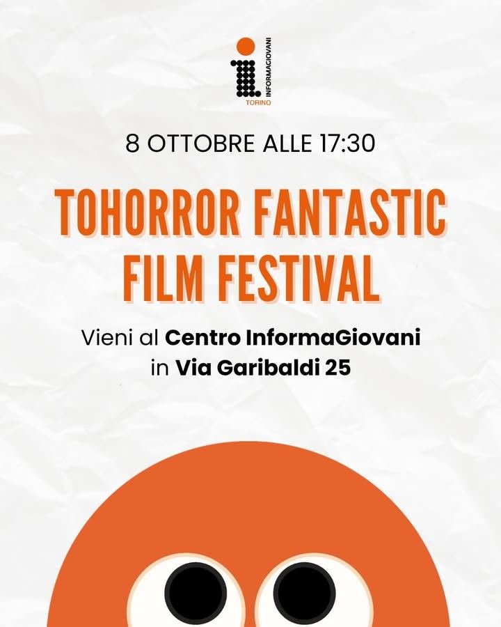 🎬👻 Cinema, cultura e un pizzico di brivido! Il Centro InformaGiovani ospita…