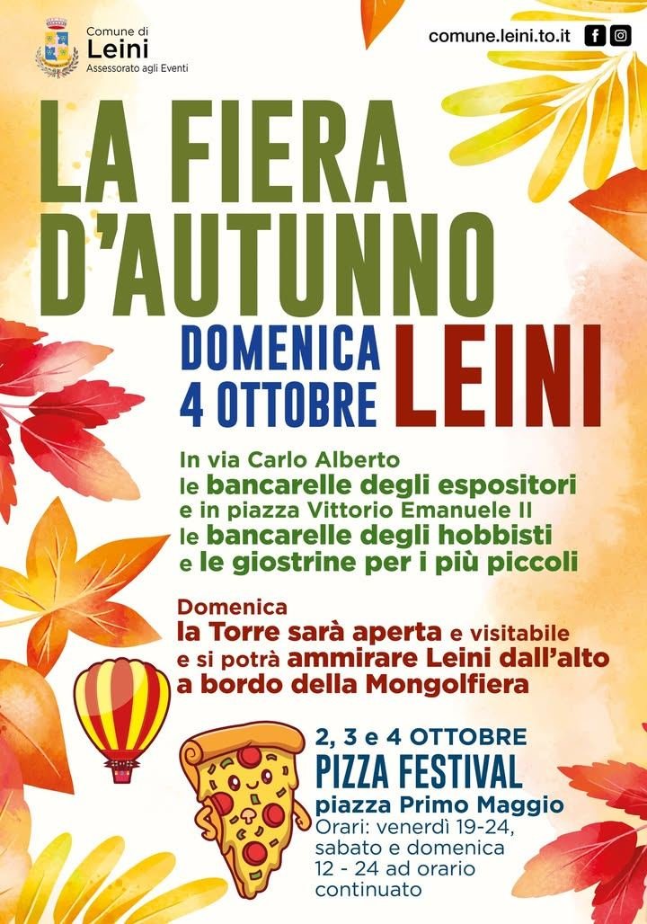 🍂🍁 FIERA D'AUTUNNO 🍁🍂 Sarà una Fiera d’Autunno in grande stile, quella che si…
