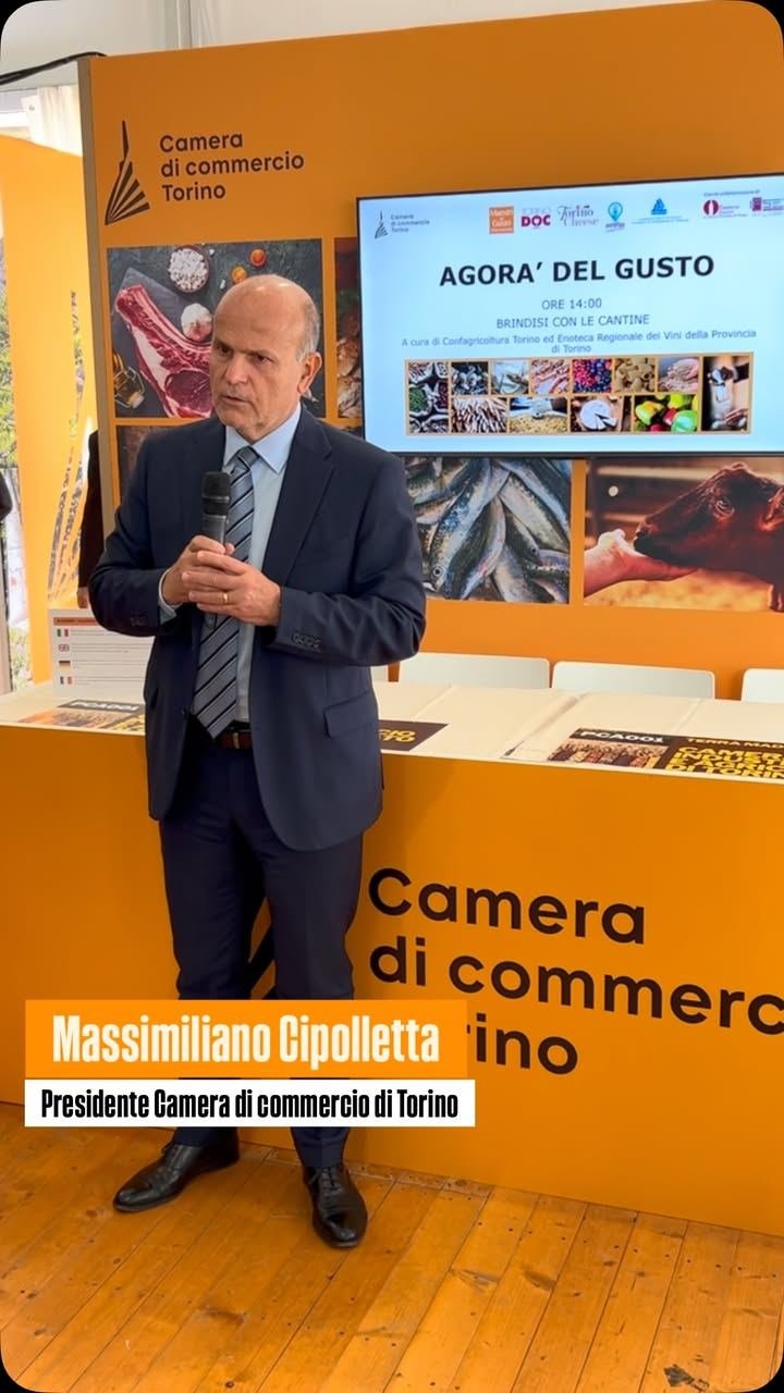 Il discorso di apertura dello stand a Terra Madre Salone del Gusto del…