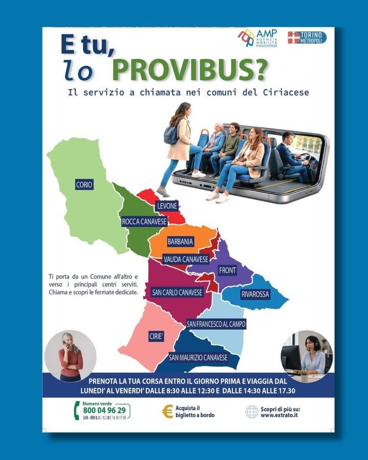 🚌Cari Concittadini, vi ricordiamo che è sempre attivo PROVIBUS, il servizio di…