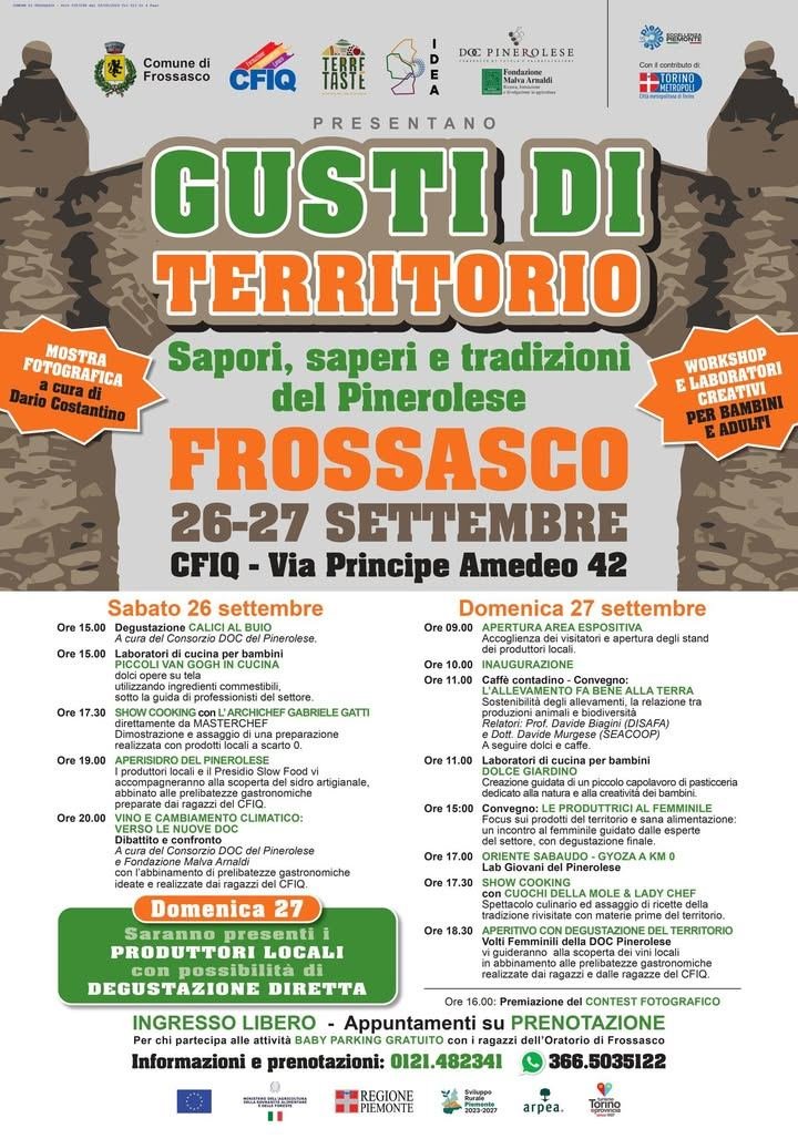 😋Con "Gusti di territorio - Sapori, saperi e tradizioni del Pinerolese", si…