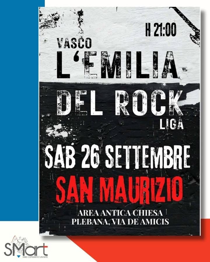 🎸Sabato 26 settembre, nel padiglione sull’area antistante l’Antica Chiesa…