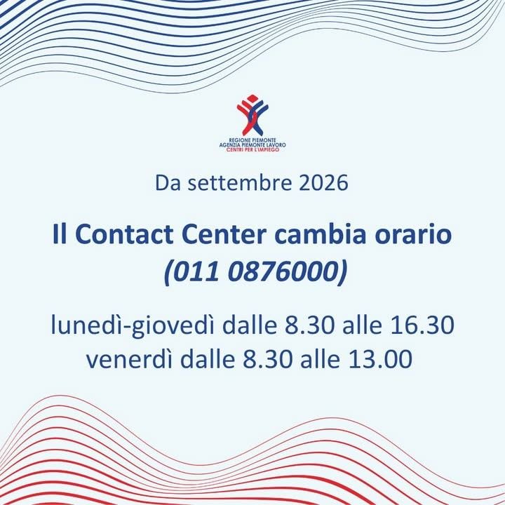 🕐 Sono cambiati gli orari del nostro Contact Center! Da questo mese puoi…