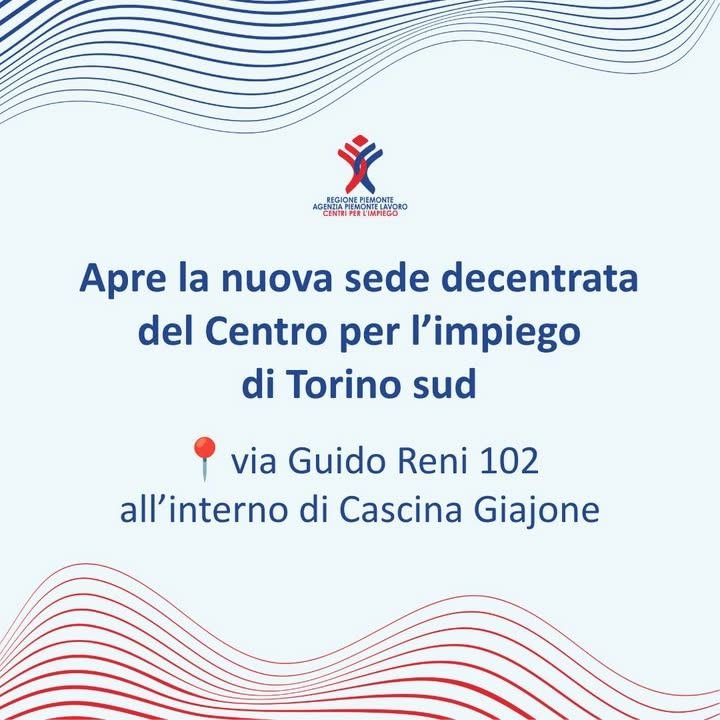 📢 Il Centro per l’impiego di Torino sud ha una nuova sede decentrata. È a…