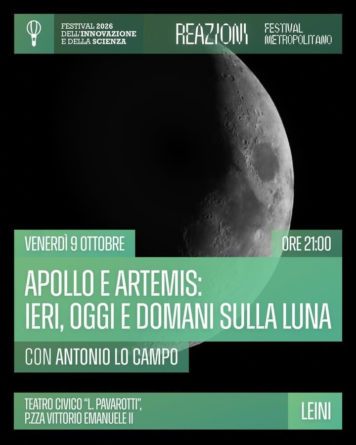 🌖🌖 IERI, OGGI E DOMANI SULLA LUNA 🌖🌖 Nell’ambito del Festival dell’Innovazione…