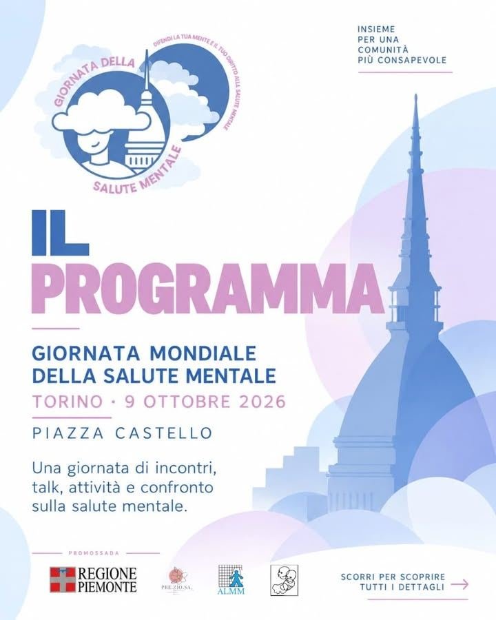 🧠 Un’intera giornata dedicata alla salute mentale. Il 9 ottobre, con un giorno…