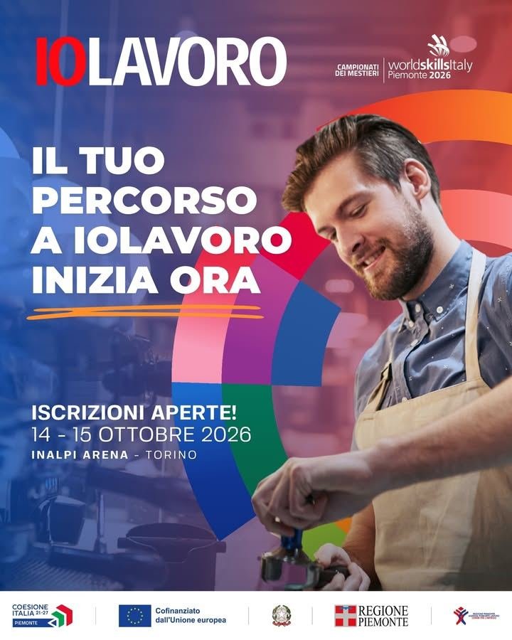 🧭 Sono aperte le iscrizioni per partecipare a IOLAVORO Torino 2026. Se studi,…