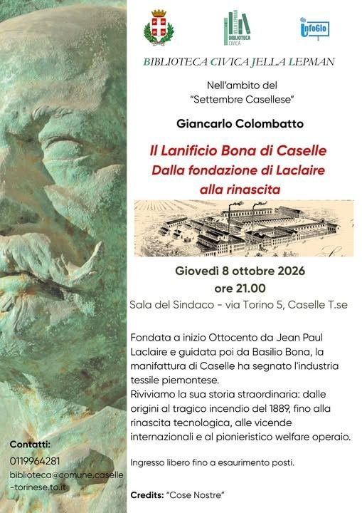 Giovedì 8 ottobre 2026, ore 21.00