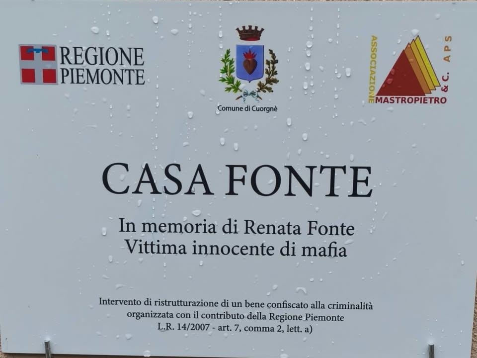 Si chiama Casa Fonte il bene - sottratto alla criminalità organizzata -…