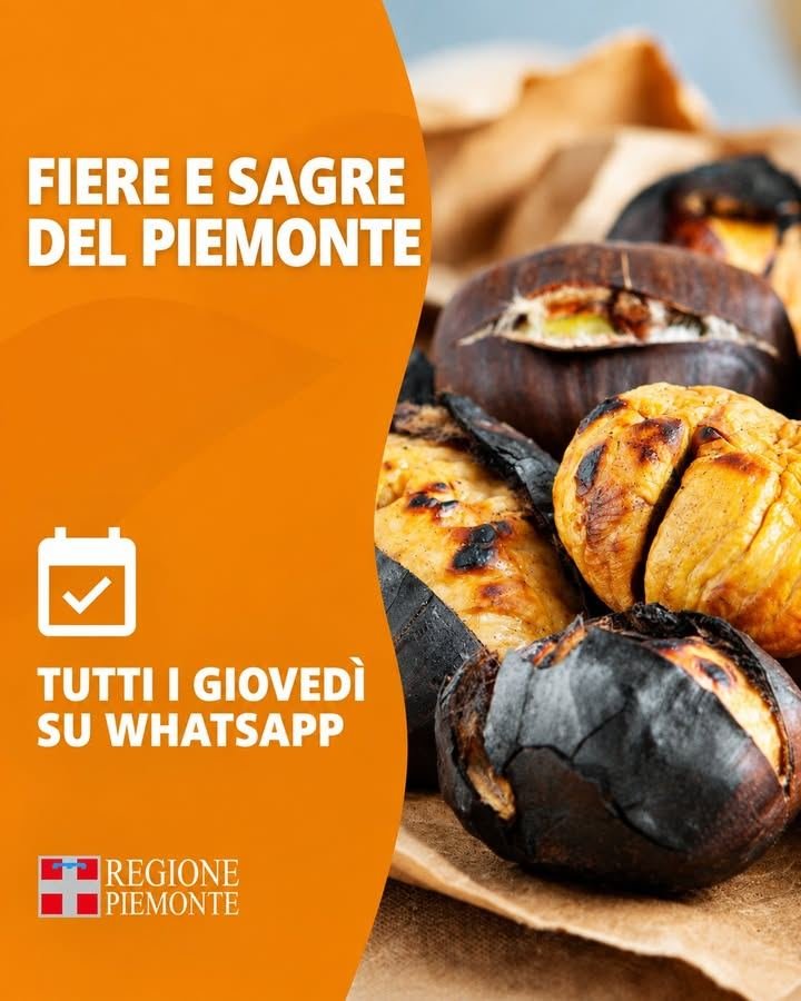 Fiere e sagre del Piemonte: scopri gli appuntamenti del weekend ogni giovedì su…