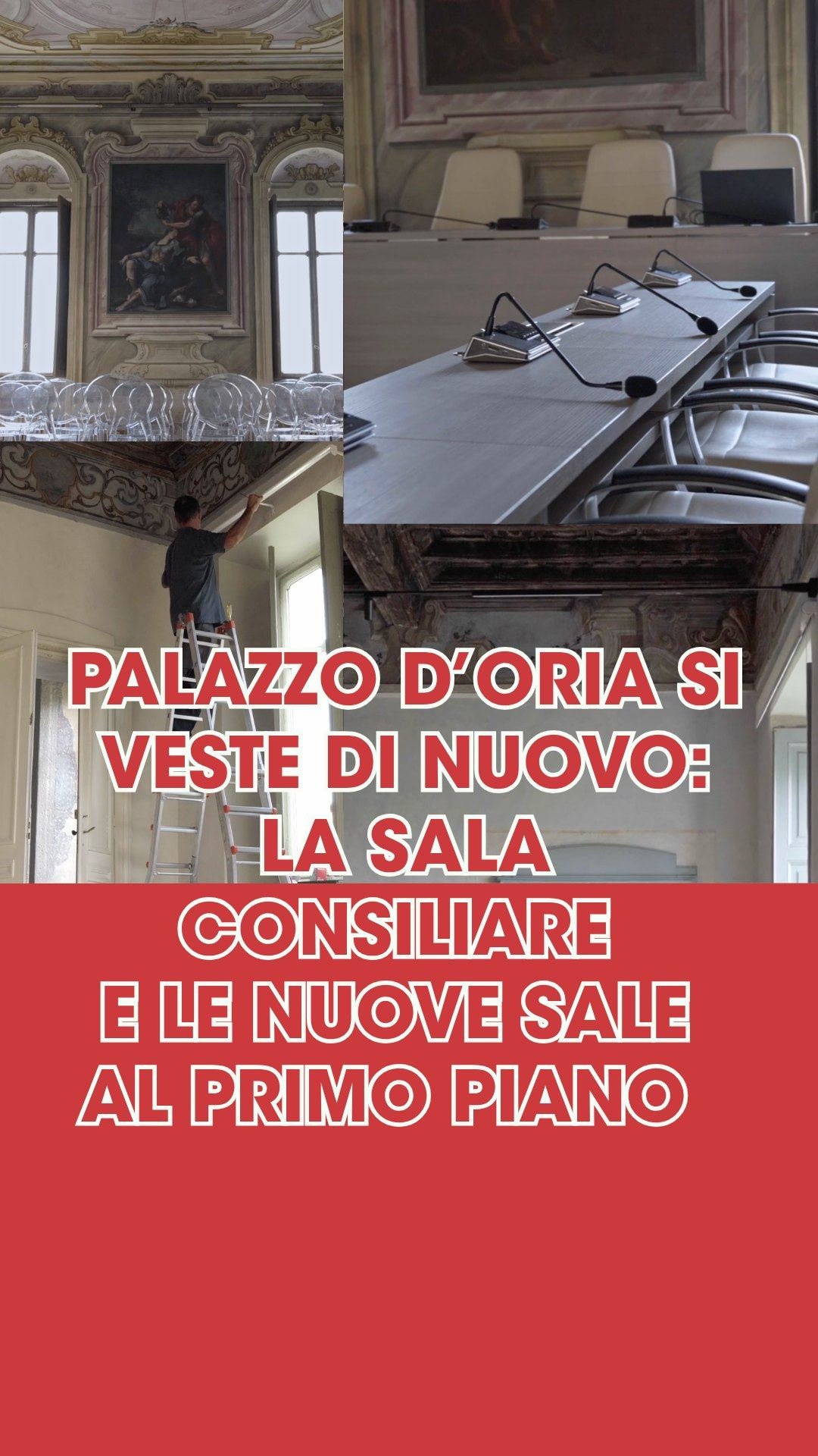 🏰 Un passo per volta Palazzo D’Oria sta riacquistando tutto il suo splendore.…