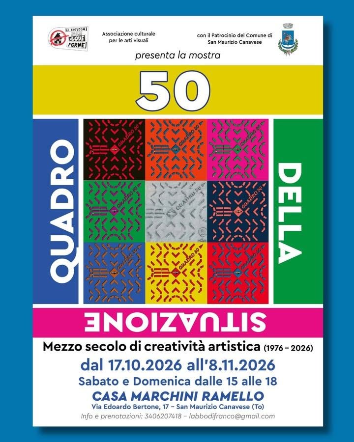 Dal 17 ottobre all’8 novembre sarà visitabile a Casa Marchini Ramello la mostra…