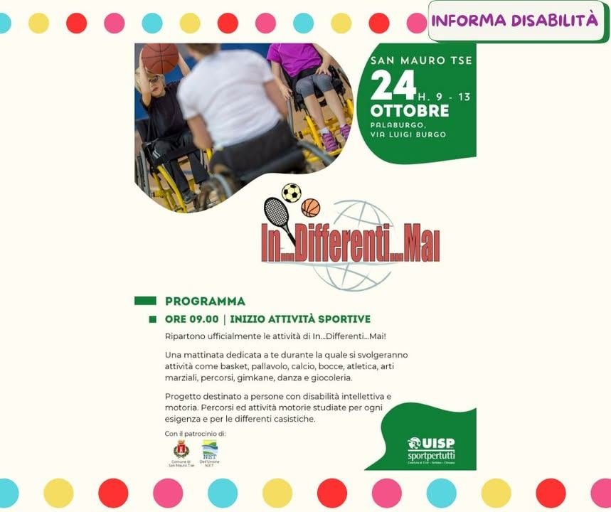 📌 𝗜𝗡𝗙𝗢𝗥𝗠𝗔 𝗗𝗜𝗦𝗔𝗕𝗜𝗟𝗜𝗧𝗔̀ 𝗰𝗼𝗻𝘀𝗶𝗴𝗹𝗶𝗮 ♿ 𝗜𝗡…𝗗𝗜𝗙𝗙𝗘𝗥𝗘𝗡𝗧𝗜…𝗠𝗔𝗜 – 𝗟𝗢 𝗦𝗣𝗢𝗥𝗧 𝗖𝗛𝗘 𝗜𝗡𝗖𝗟𝗨𝗗𝗘 🏃‍♀️…