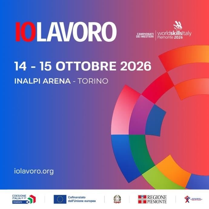 🎓 IO LAVORO 2026: mercoledì 14 ottobre, all’Inalpi Arena di Torino, una prima…