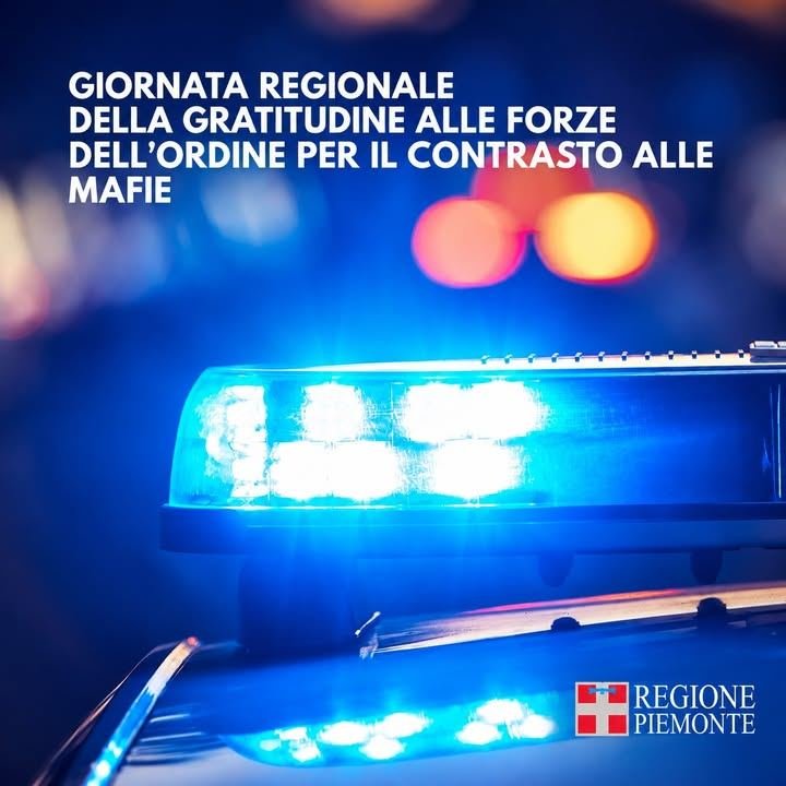 👮‍♂️ Contributi ai Comuni per promuovere la legalità La Regione Piemonte…