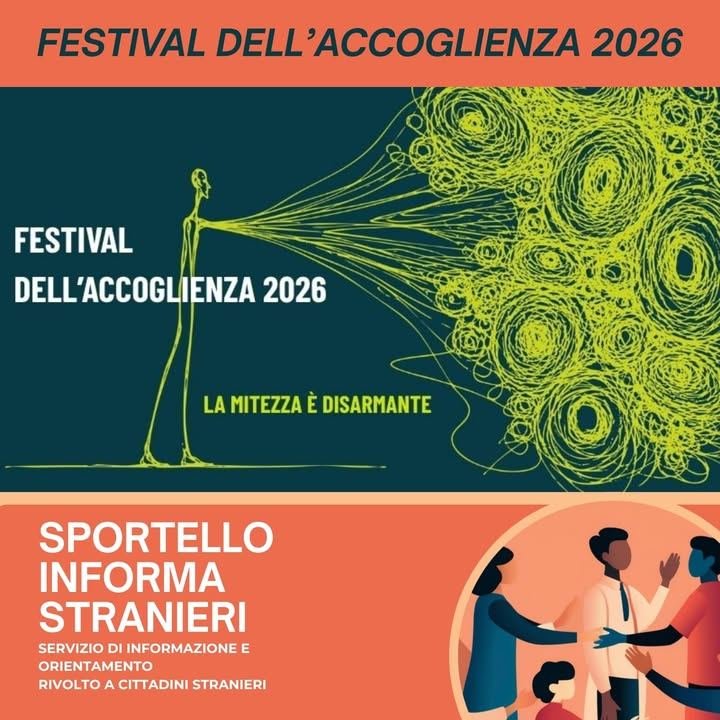 𝐈𝐍𝐅𝐎𝐑𝐌𝐀𝐒𝐓𝐑𝐀𝐍𝐈𝐄𝐑𝐈 𝐜𝐨𝐧𝐬𝐢𝐠𝐥𝐢𝐚: 🌍 FESTIVAL DELL’ACCOGLIENZA 2026 📣 Fino al 30…