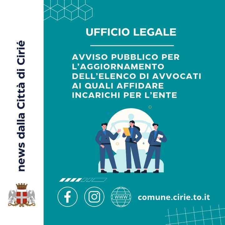 ‼️ #Avvisopubblico per l’aggiornamento dell’elenco di avvocati ai quali…