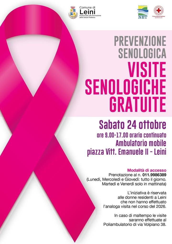 📌📌 VISITE SENOLOGICHE GRATUITE 📌📌 Nell’ambito dell’Ottobre Rosa, torna…