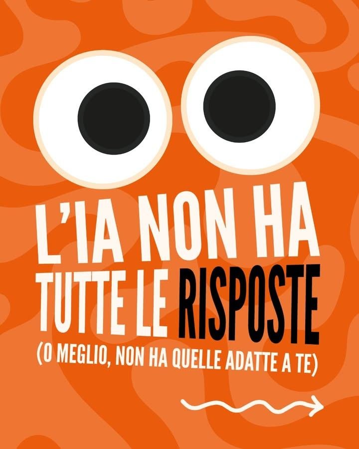L’IA non ha tutte le risposte 🤖 Per le scelte importanti serve un confronto…