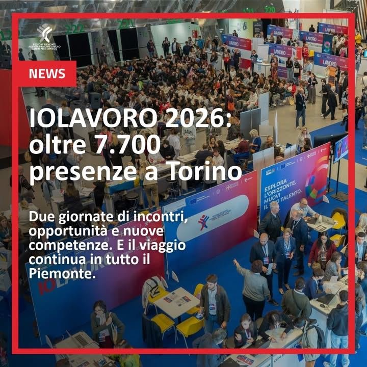 🎯 Oltre 7.700 presenze, 1.800 posizioni aperte e più di 200 realtà coinvolte.…