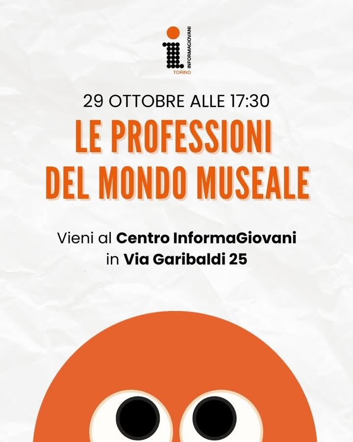 🎨 Ti piacerebbe lavorare in un museo? Giovedì 29 ottobre alle 17.30, scopri il…