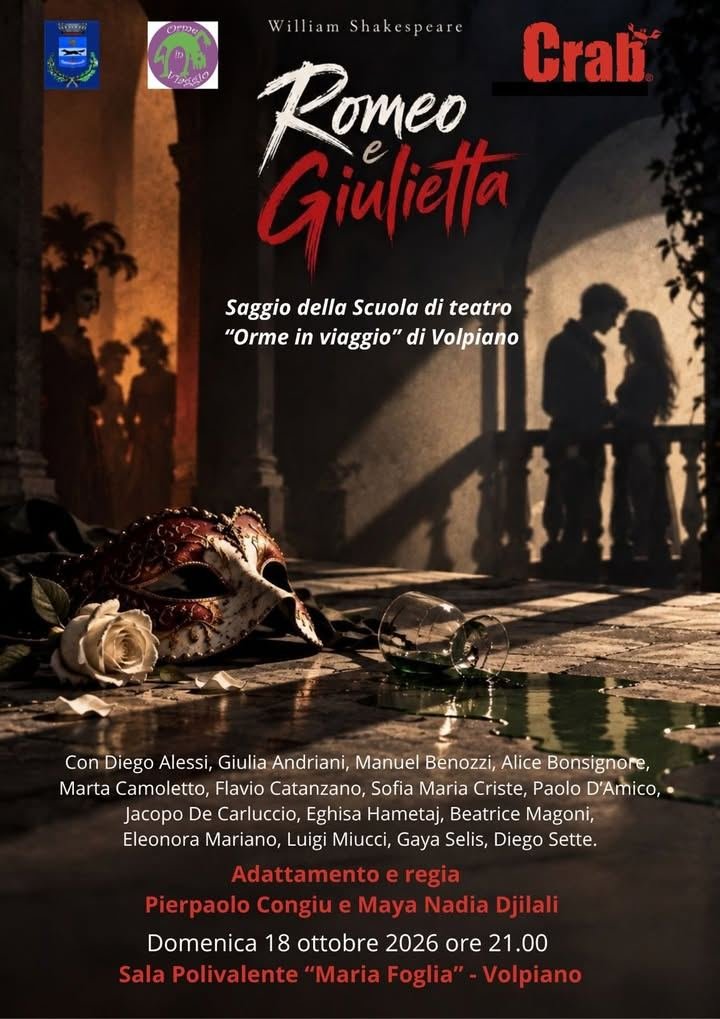 📍 Volpiano, i giovani di “Orme in viaggio” portano in scena “Romeo e Giulietta”
