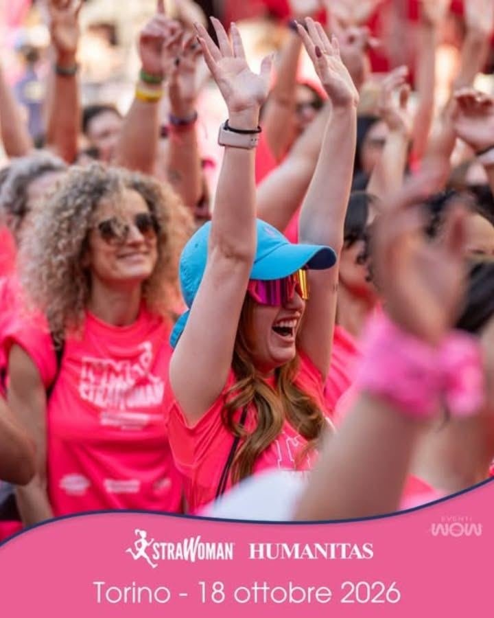 🏃‍♀️ Domenica 18 ottobre 2026 torna a Torino la StraWoman Humanitas!
