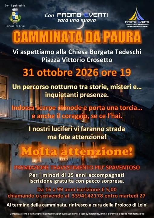 🧟‍♂️🧟‍♂️ CAMMINATA DA PAURA 🧟‍♂️🧟‍♂️ Scarpe comode, torcia e una buona dose di…