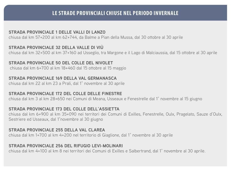 #stradeCittaMetroTO ❄️Obbligo di dotazioni invernali e chiusure stagionali in…