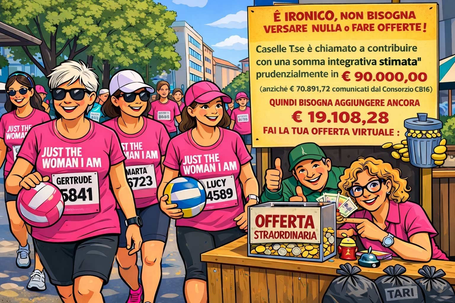 17 Dicembre, Just the Woman I Am… e Just the TARI We Pay