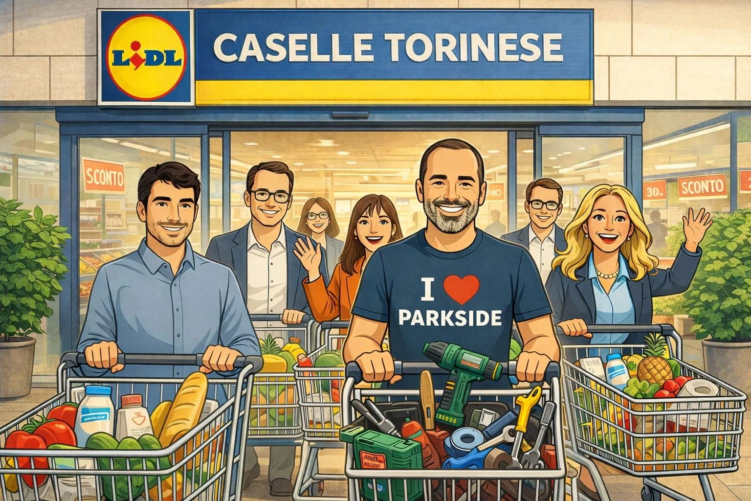 19 marzo a Caselle: tra software, cantieri e carrelli pieni al supermercato