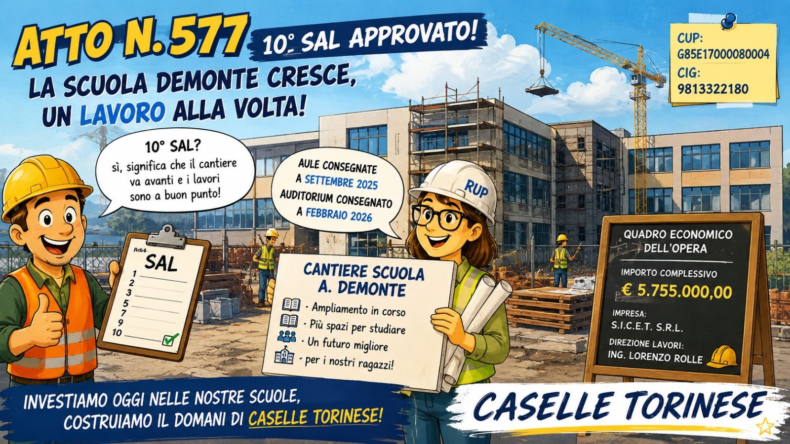 7 Agosto Caselle tra scuole, centro medico, Vigili del Fuoco, Stura e parcheggi… il Comune non sta fermo