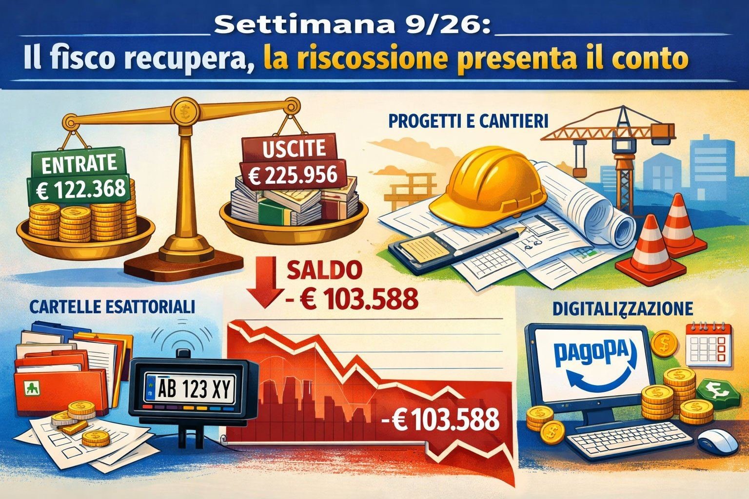 Settimana 9/26: tra IMU e riscossione coattiva, il tributo fa cassa ma costa