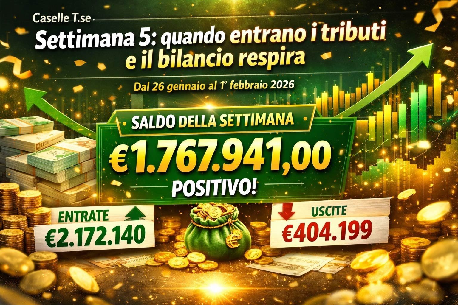 Settimana 5/26 Multe, IRPEF e asili: la settimana in cui il Comune fa cassa