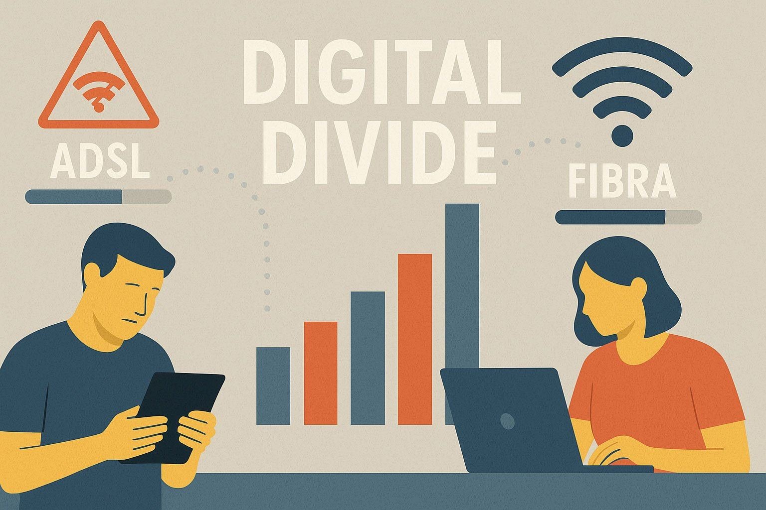 Digital Divide: cosa significa oggi vivere "a diverse velocità"