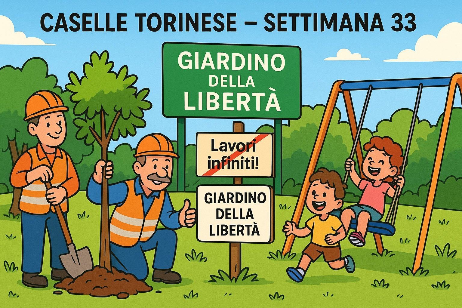 Settimana 33 tra scuole, giardini pubblici e bilanci: Caselle Torinese al lavoro per sicurezza, sociale e gestione economica